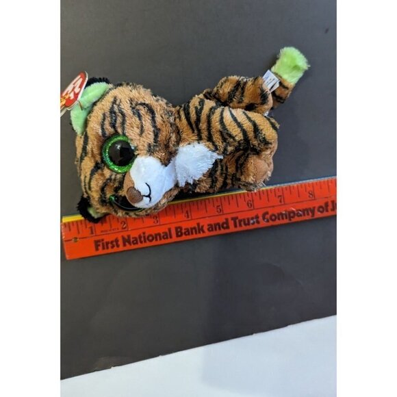 TY Beanie Boos TIGGY the Brown Striped Tiger (6 Inch plush stuffed animal toy - Picture 6 of 8